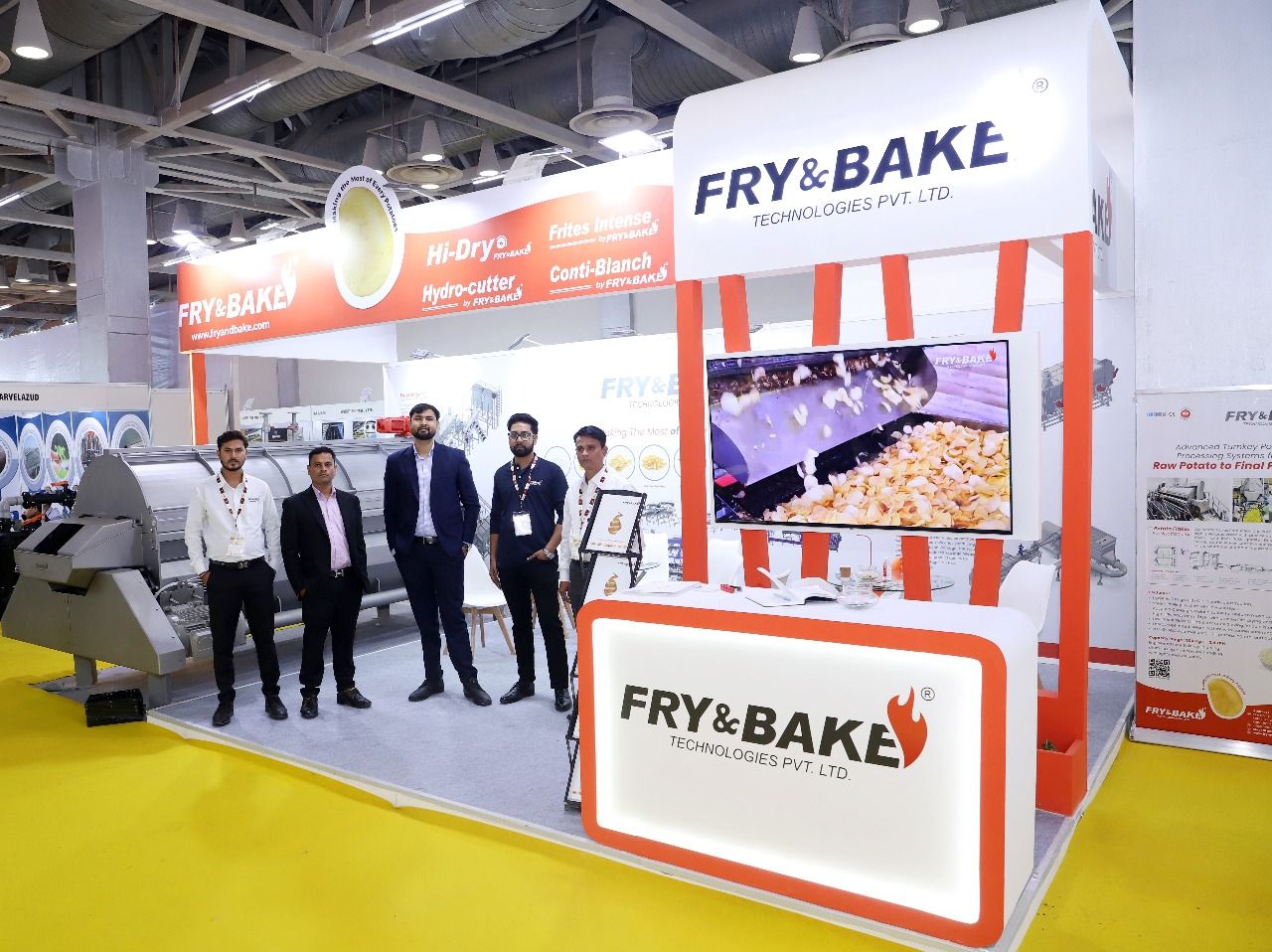 The Fry and Bake Technologies team at their Global Potato Summit 2025 stand