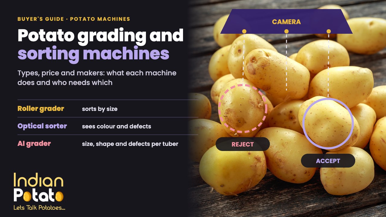 Potato Grading & Sorting Machines: Types, Price, 15 Makers