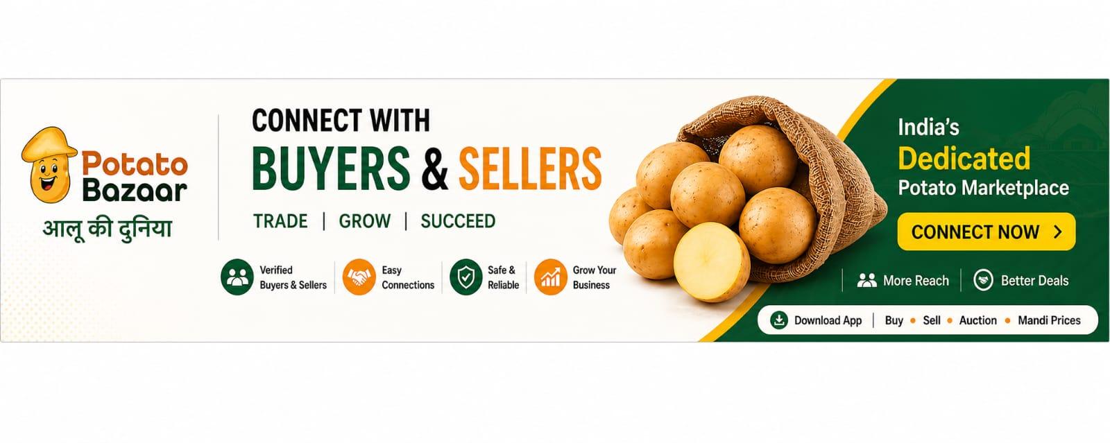 Potato Bazaar — historical price trends, arrivals, and market data