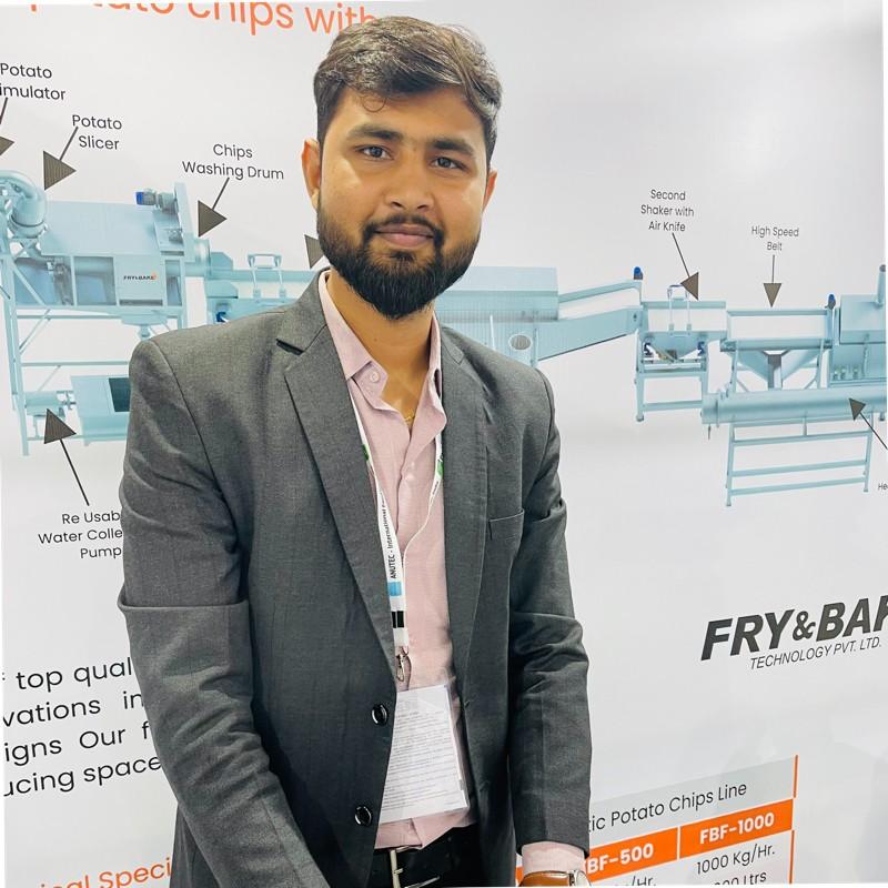 Krishna Pandit, Director of Fry and Bake Technologies Pvt Ltd, Ahmedabad, Gujarat